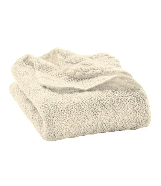 Strickdecke aus Merinowolle